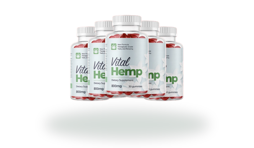 5 bottles of Vital Hemp Gummies